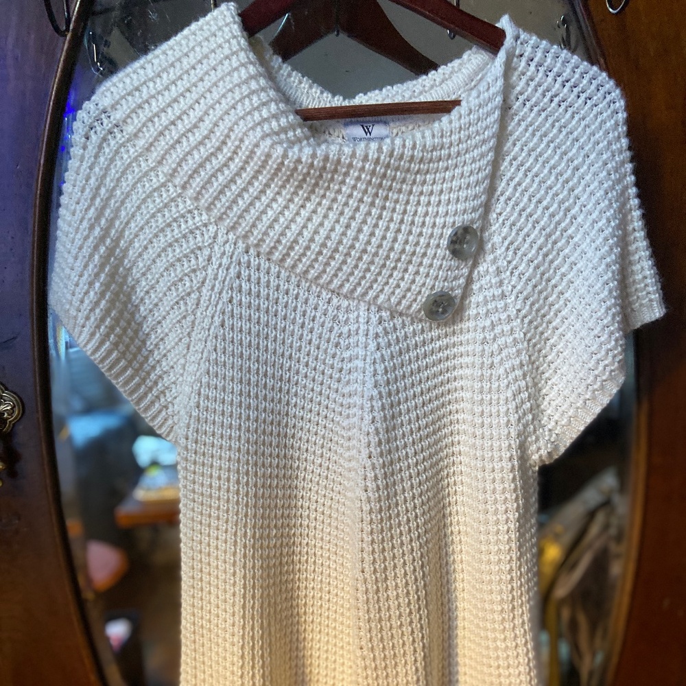Worthington Stylish Sweater  Large Beige